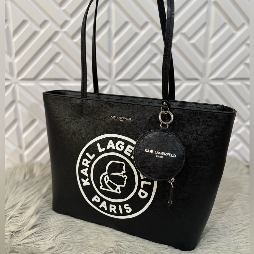 KARL LAGERFELD Paris Womens Legacy Adele Tote. New with Tags